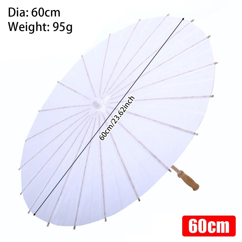 Photography Umbrella - 1 adet 20/30/40/60cm kağıt şemsiye renkli