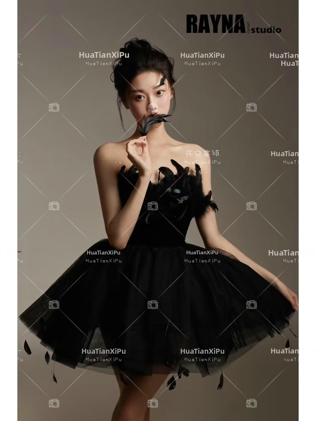 Photography Studio - Yeni Gelen Zarif Siyah Kuğu Bale