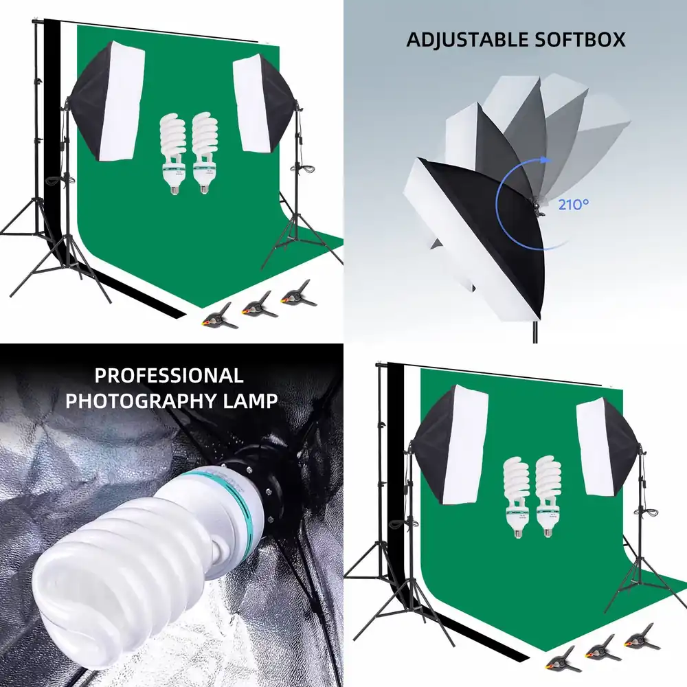 Photography Umbrella Lights - 1 Fotoğraf Stüdyosu Ekipmanı 2.6*3m Arka