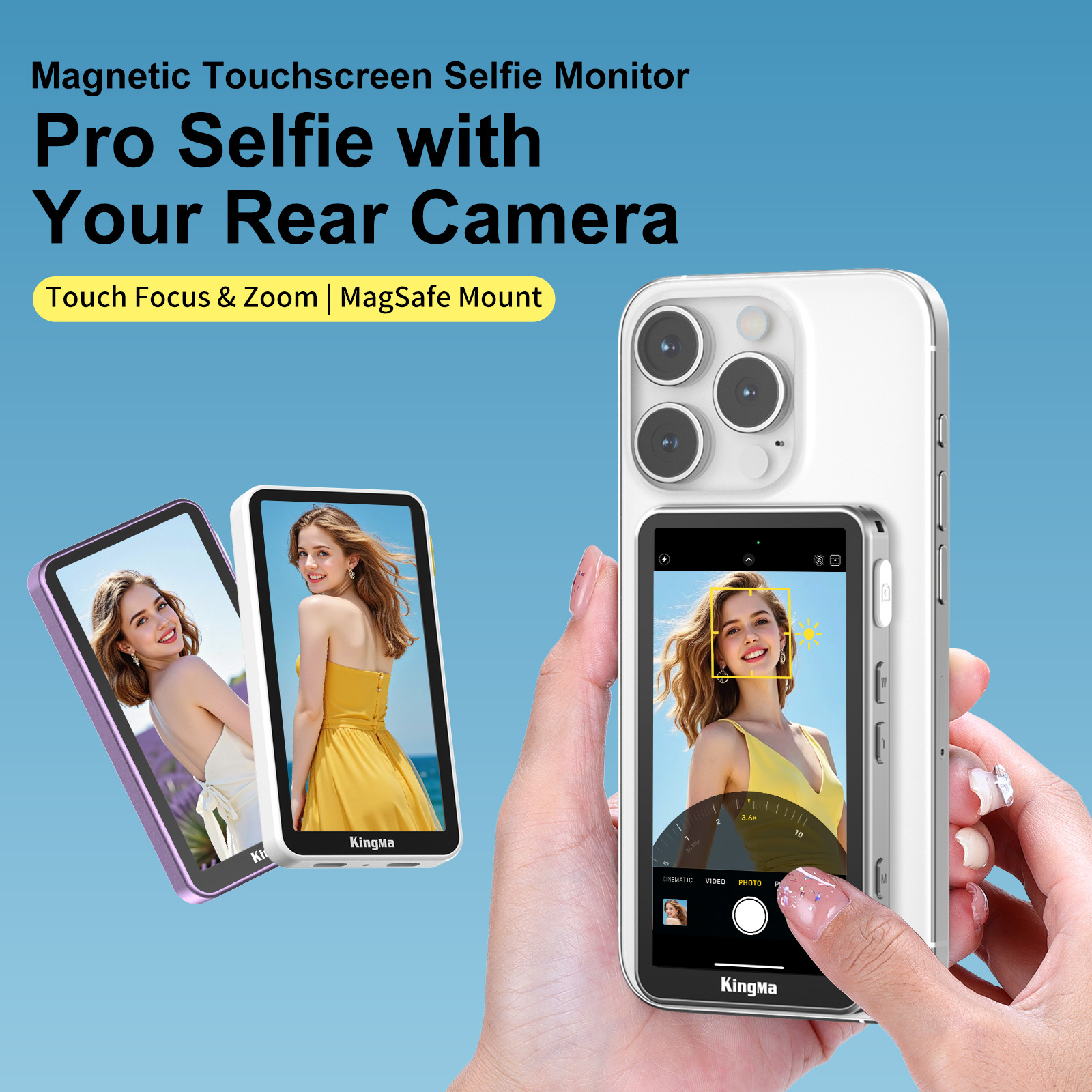 Photography Equipment - PH02 ULTRA Telefon Vlog Selfie Monitörü