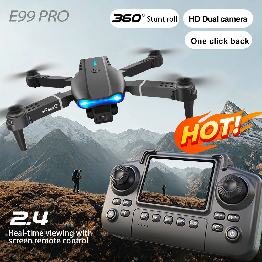 Photography Drone - Hava Dronu Çift Lens Anahtarı Hareketle
