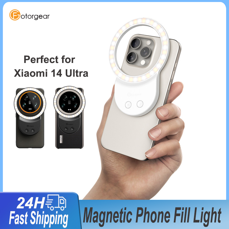 Photography Xiaomi 14 Ultra - Fotorgear Manyetik Dolgu Işığı iPhone 12