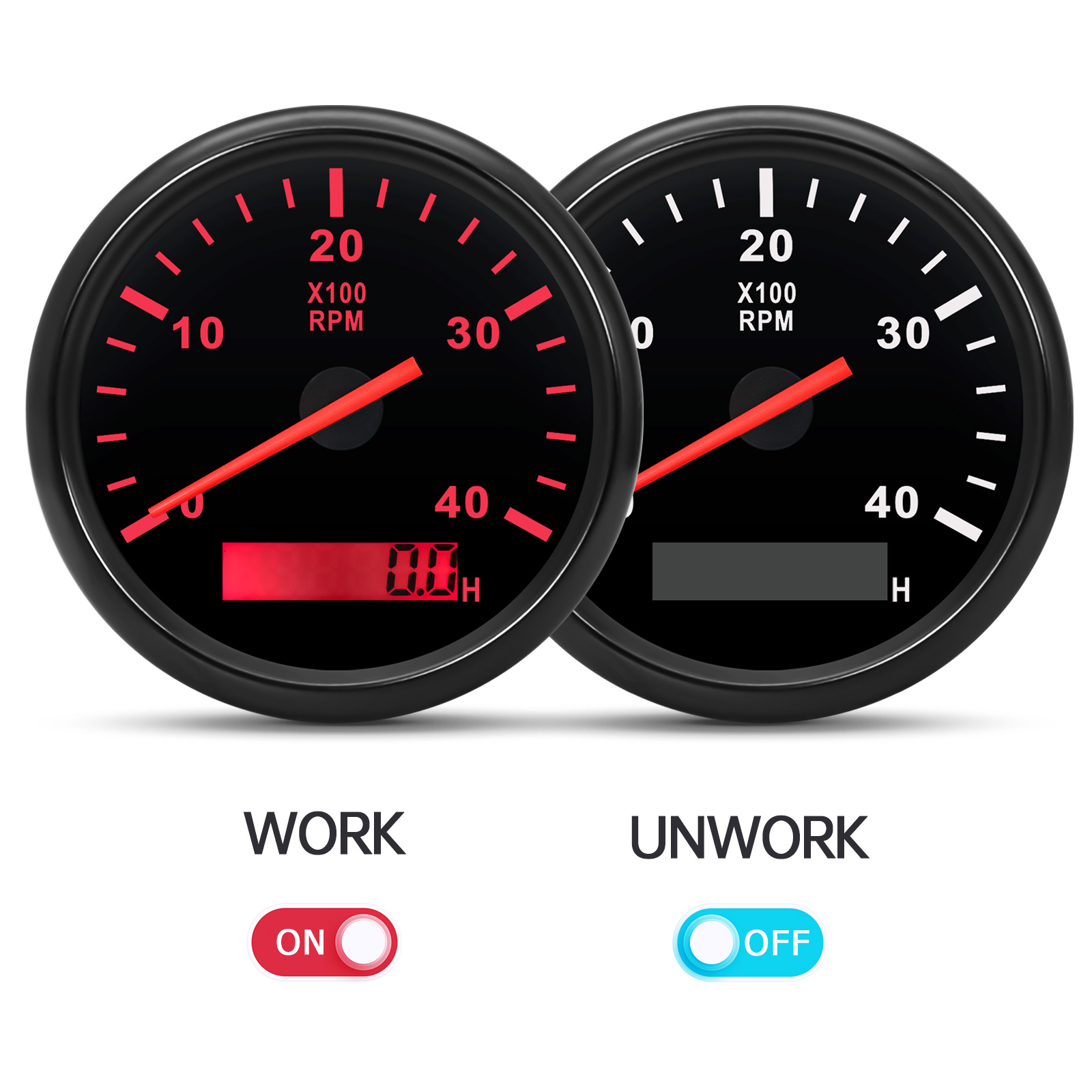 4000RPM 85mm Takometre LED Dij - Light Meter Incident incelemesi ve fiyatı