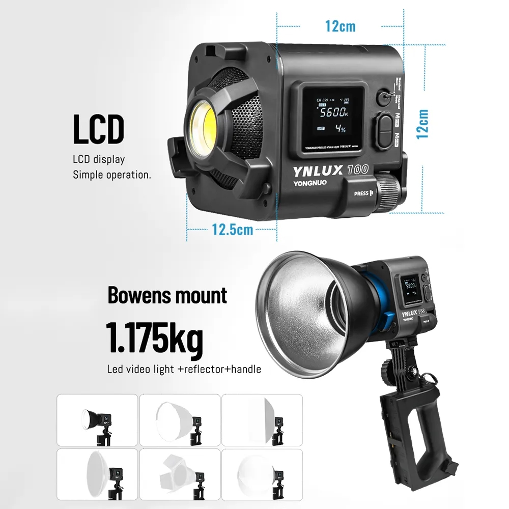 YONGNUO YNLUX100 100W 3200K-56 - Photography Studio incelemesi ve fiyatı