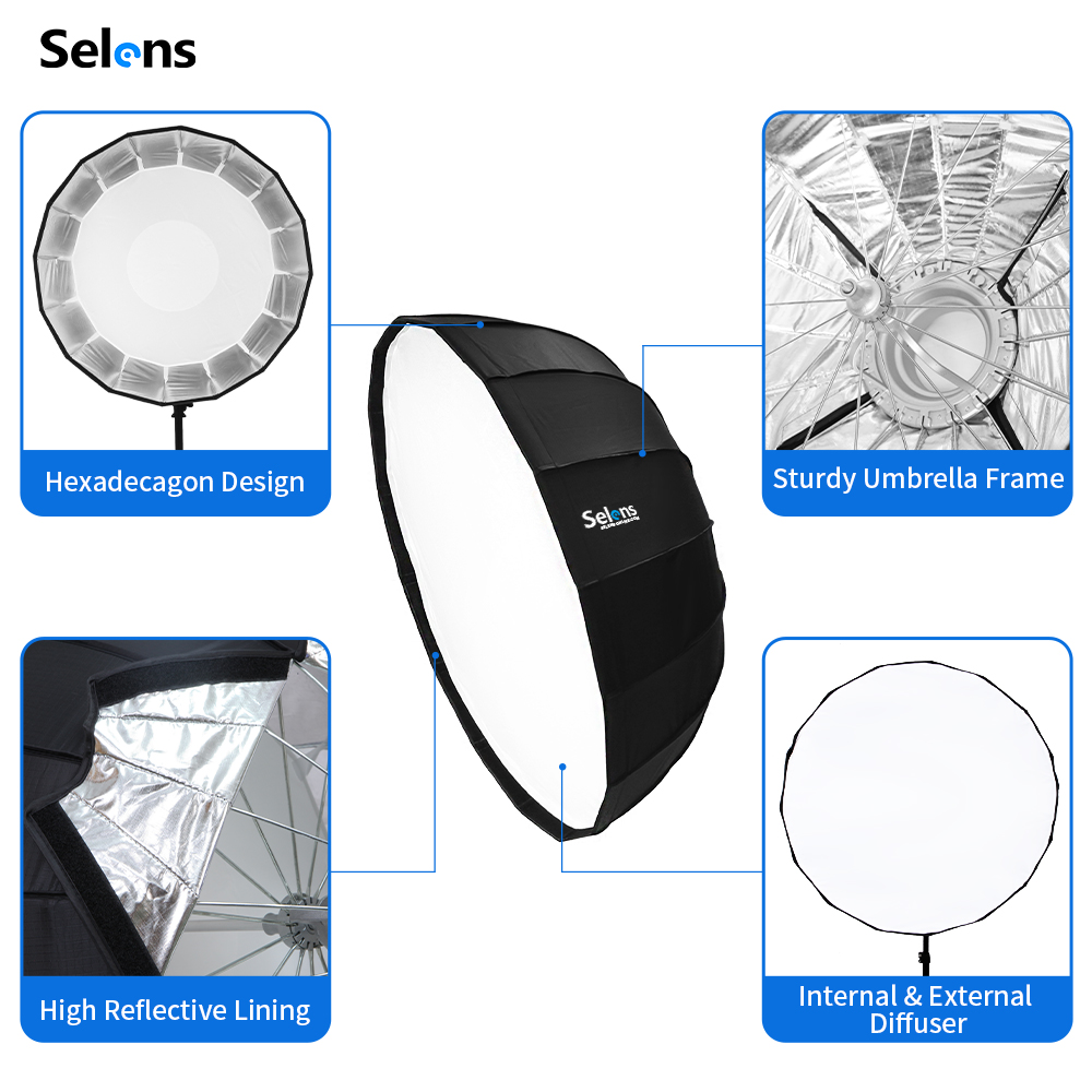 Selens 85cm şemsiye Radar Soft - Photography Umbrella Lights incelemesi ve fiyatı