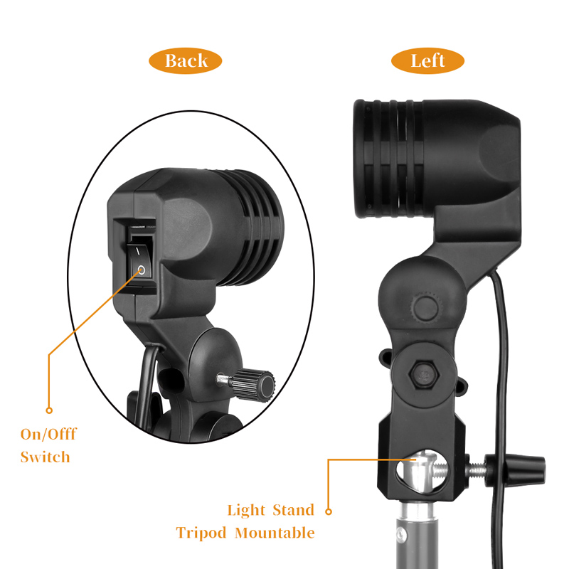 1.8m kablo kordonu ampul stand - Photography Umbrella Lights incelemesi ve fiyatı