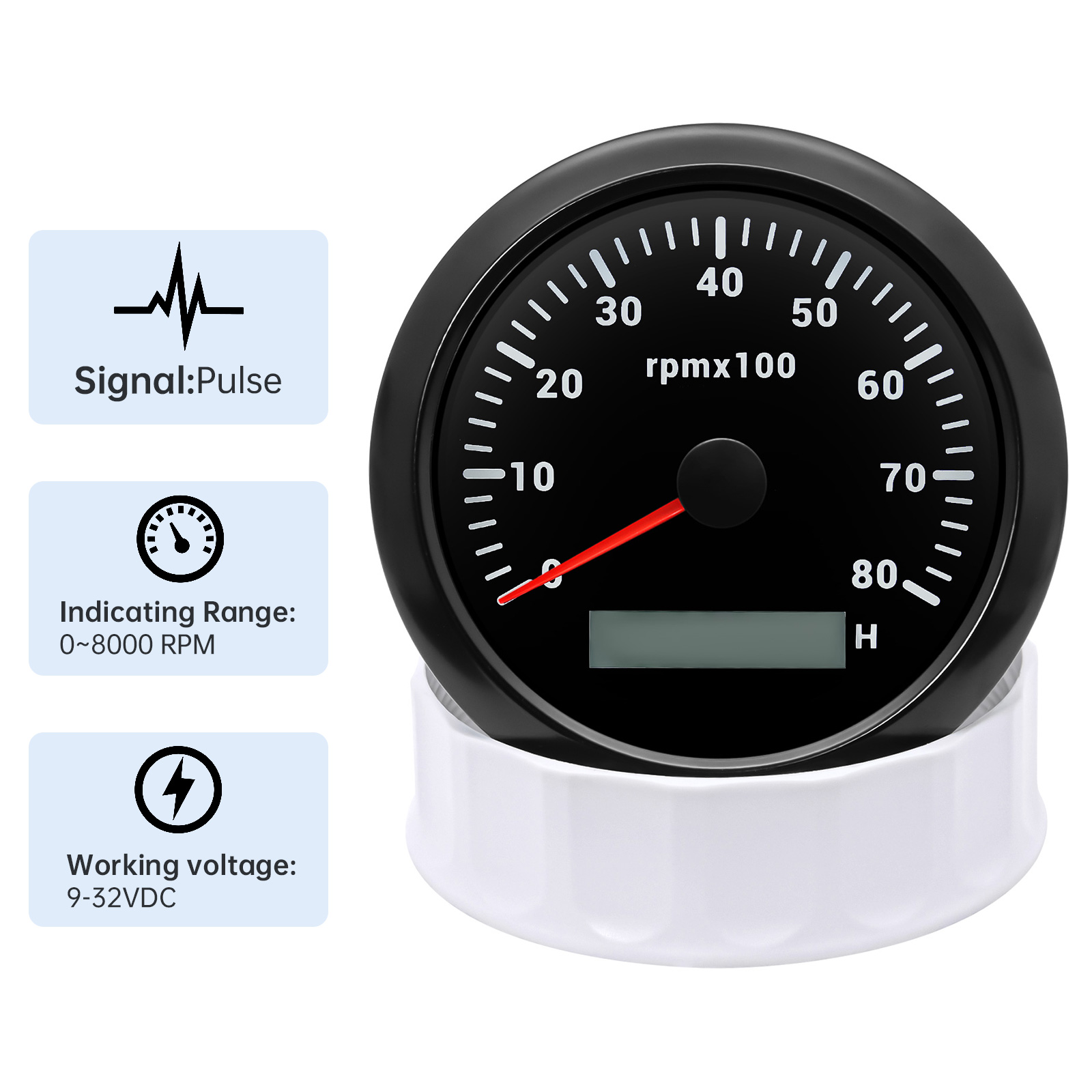 Yuvarlak Otomatik RPM Takometr - Light Meter Incident incelemesi ve fiyatı
