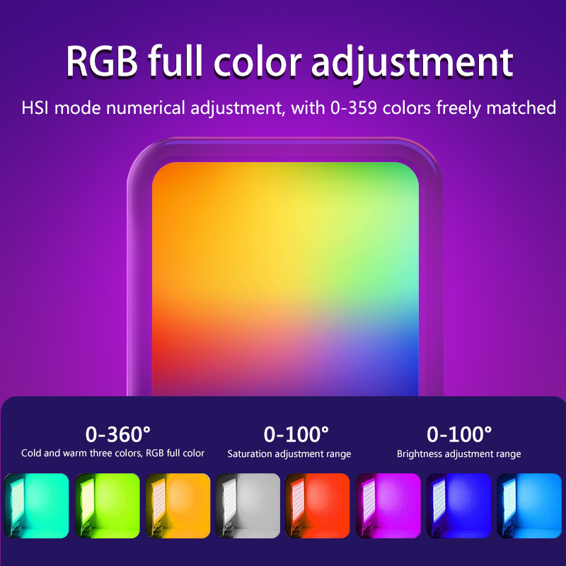 RGB Dolgu Işığı Taşınabilir LE - Photography Umbrella Lights incelemesi ve fiyatı