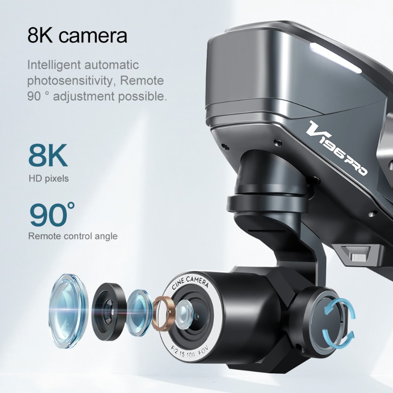 2025 V196 Otomatik Engellerden - Photography Drone incelemesi ve fiyatı